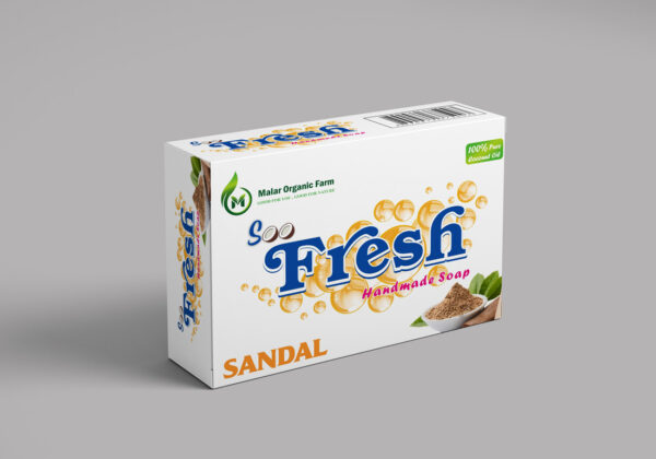 Malar Organic Farm - Sandal Handmade Soap